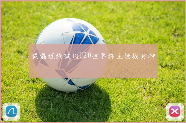 武磊连线破门U20世界杯主场战封神